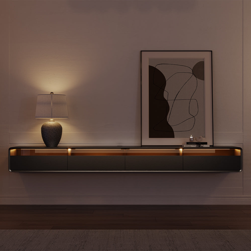 Veylan Floating LED Media Console