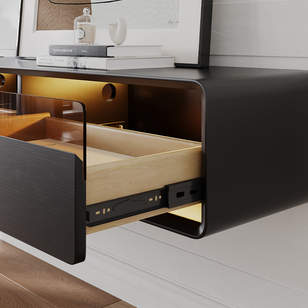 Veylan Floating LED Media Console