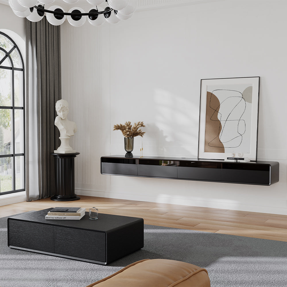 Veylan Floating LED Media Console