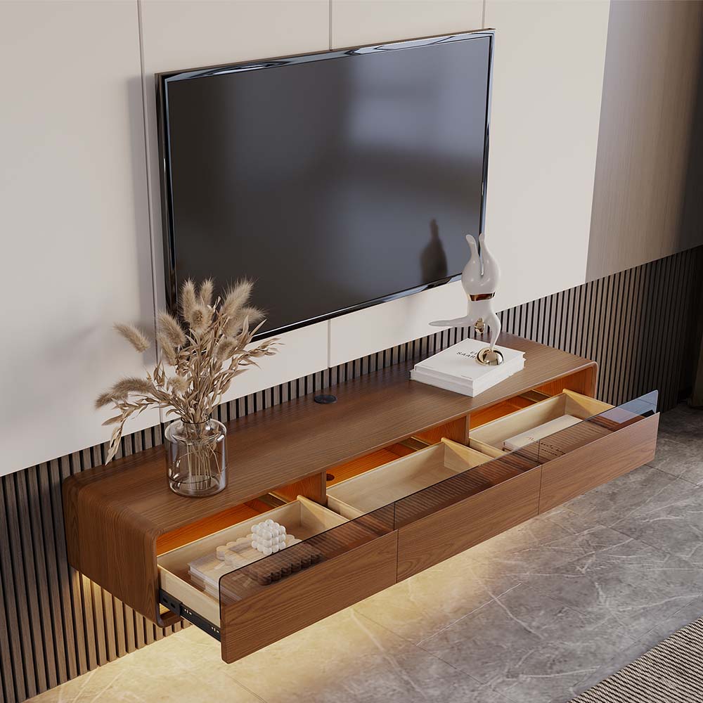 Veylan Floating LED Media Console