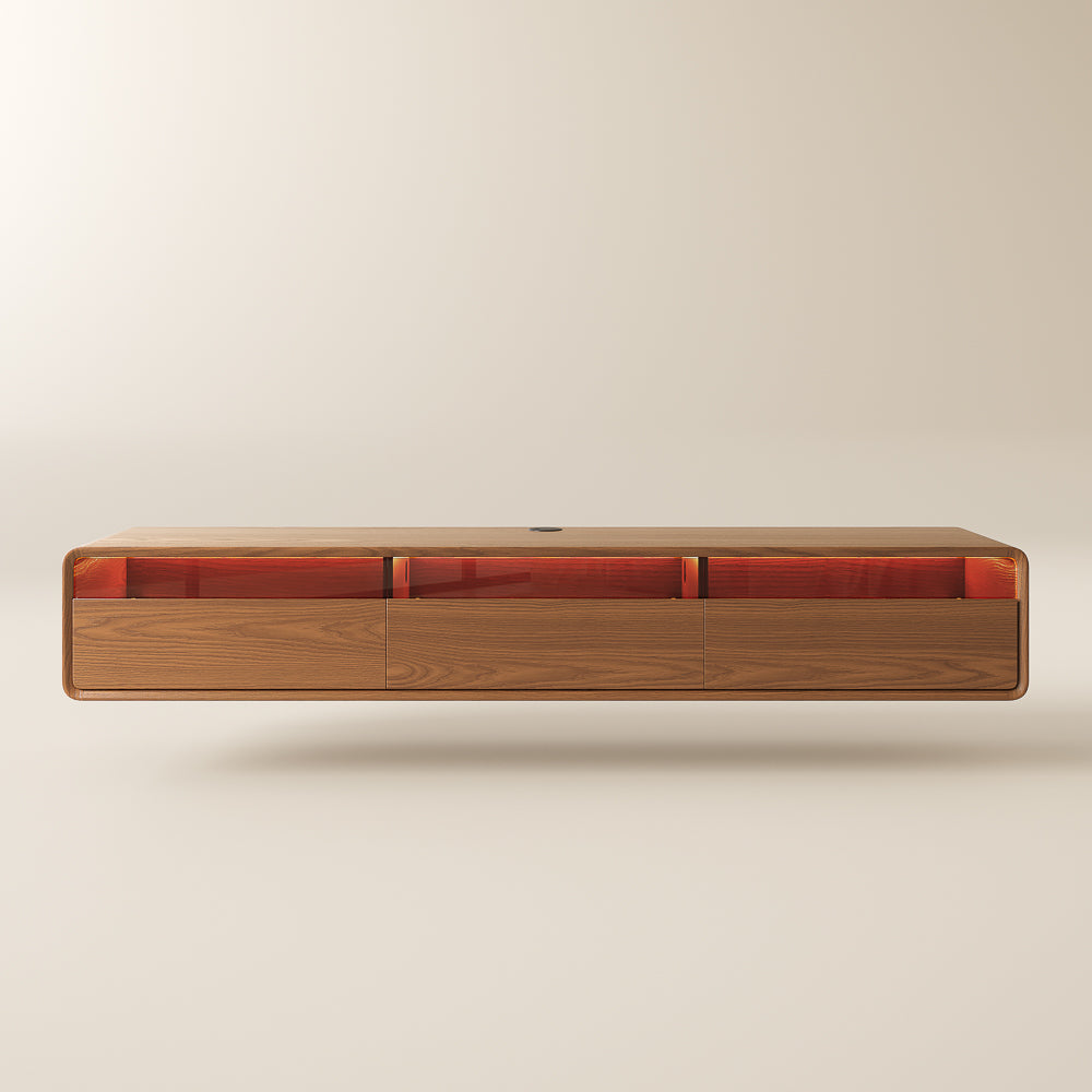 Veylan Floating LED Media Console