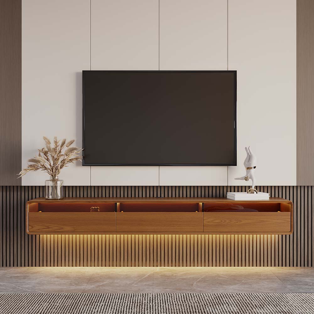 Veylan Floating LED Media Console