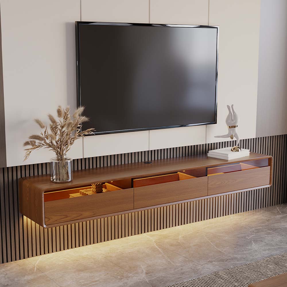 Veylan Floating LED Media Console
