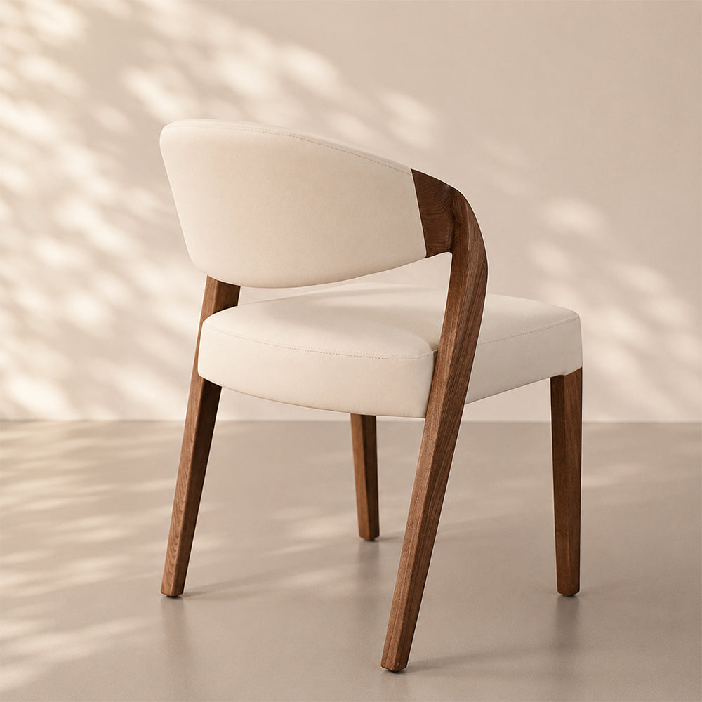 Corvin Minimalist Wood Chair (Set of 2)