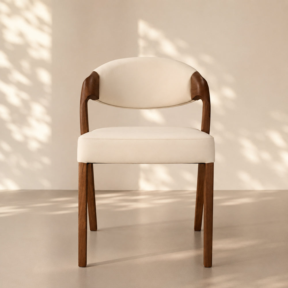 Corvin Minimalist Wood Chair (Set of 2)