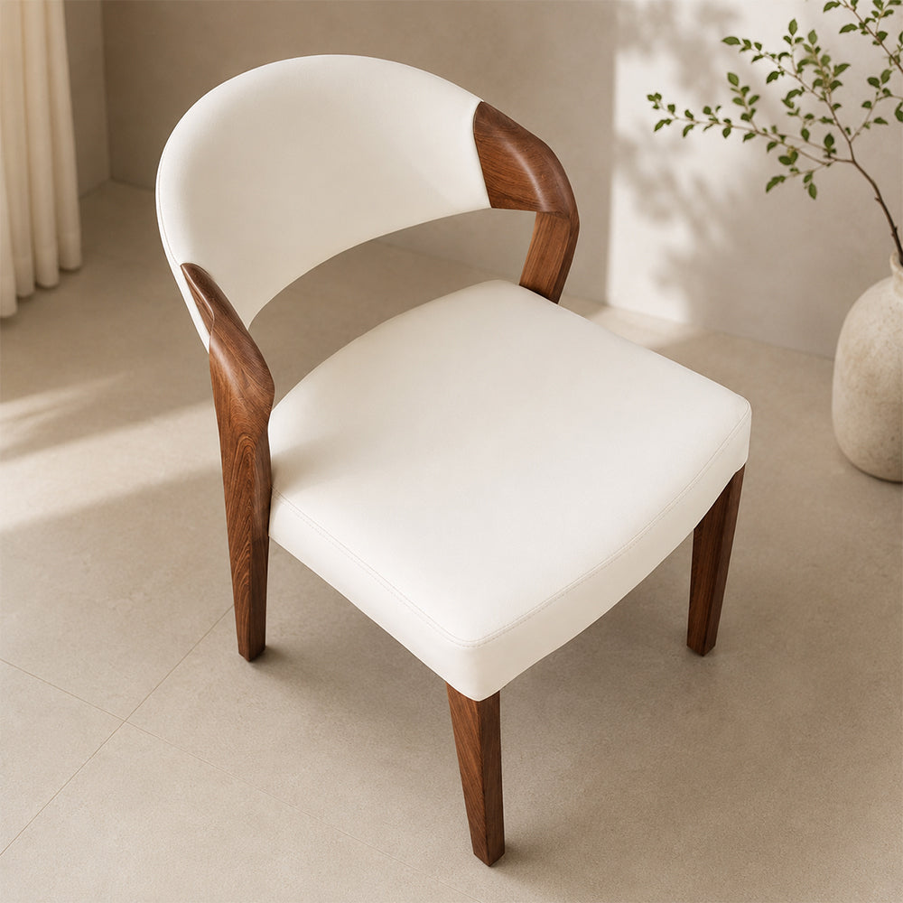 Corvin Minimalist Wood Chair (Set of 2)