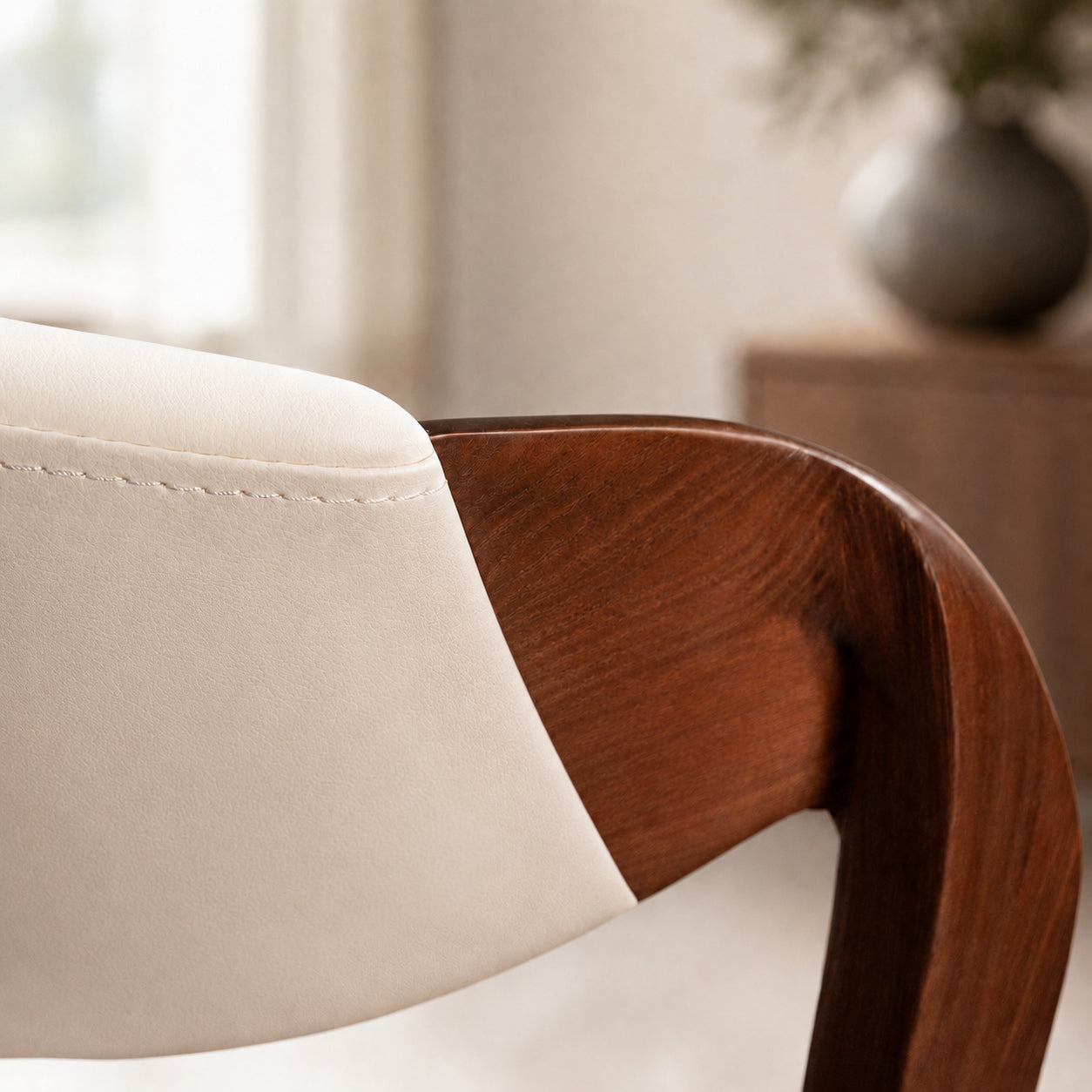 Corvin Minimalist Wood Chair (Set of 2)