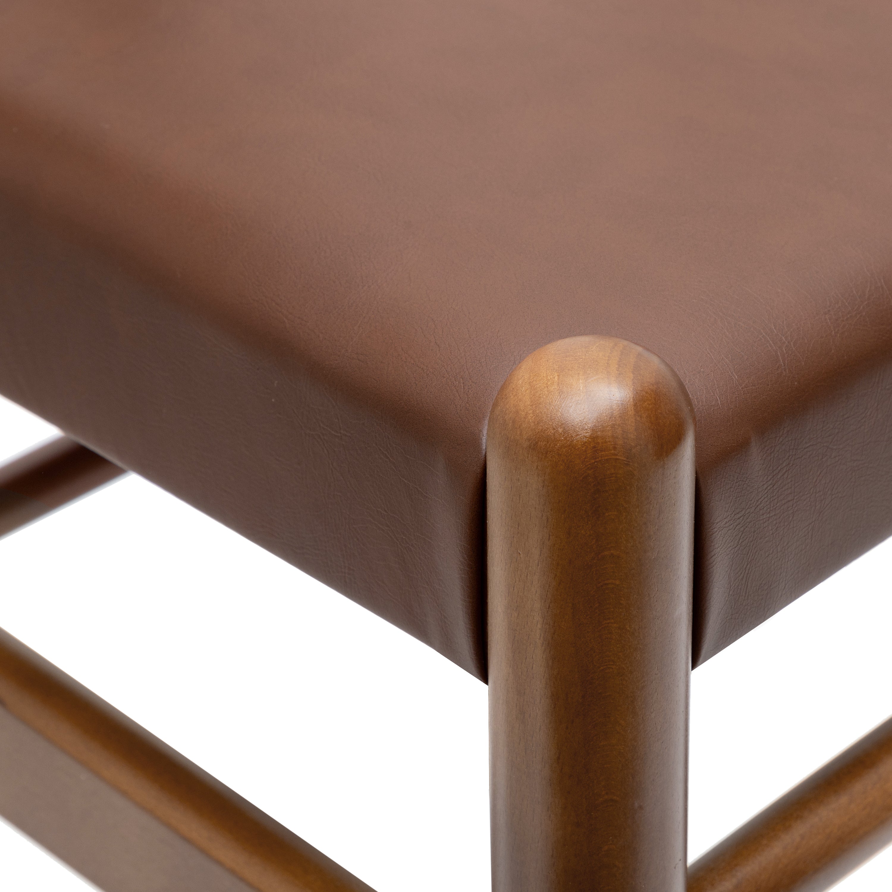 LAVAN Vegan Leather Dining Chair Set of 2