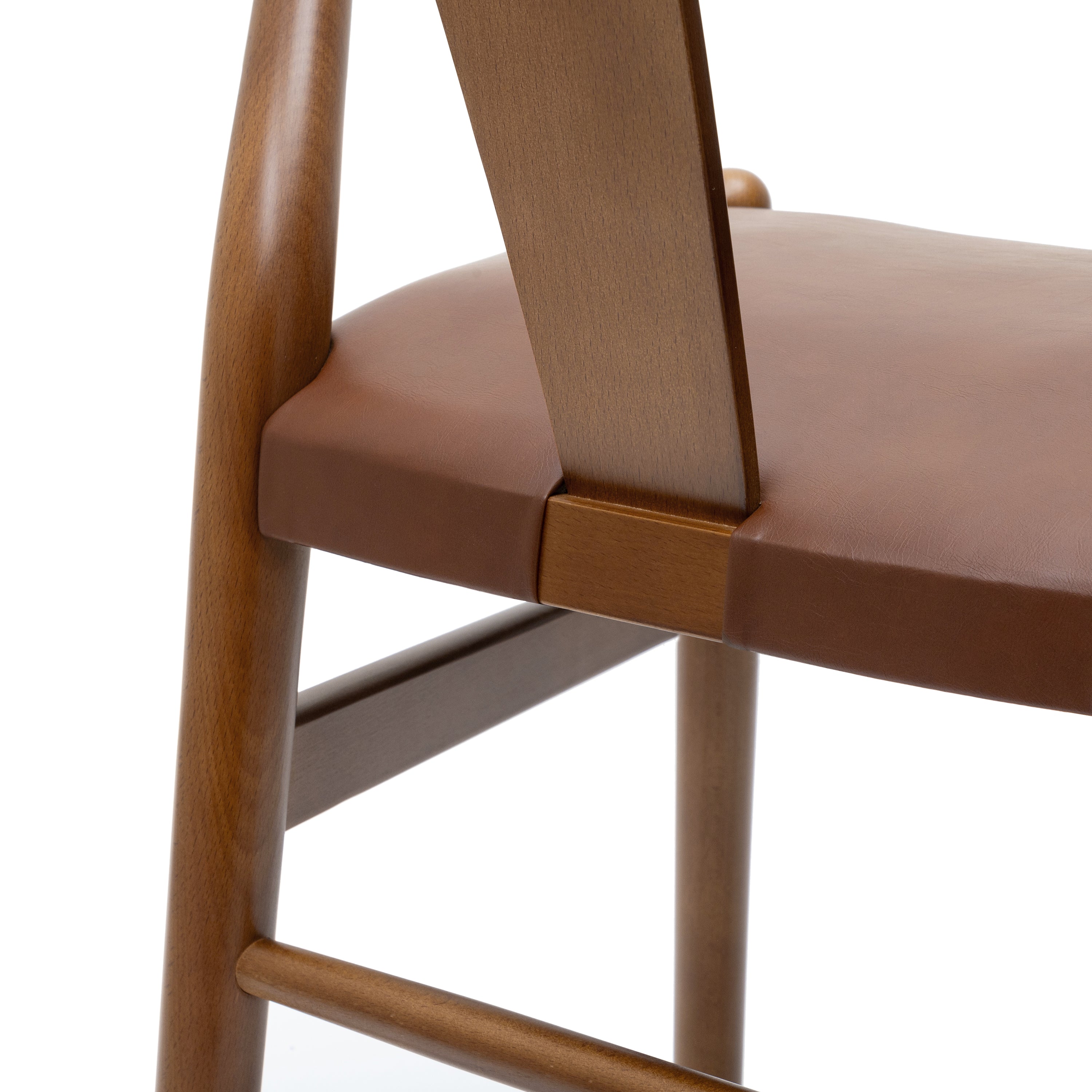 LAVAN Vegan Leather Dining Chair Set of 2