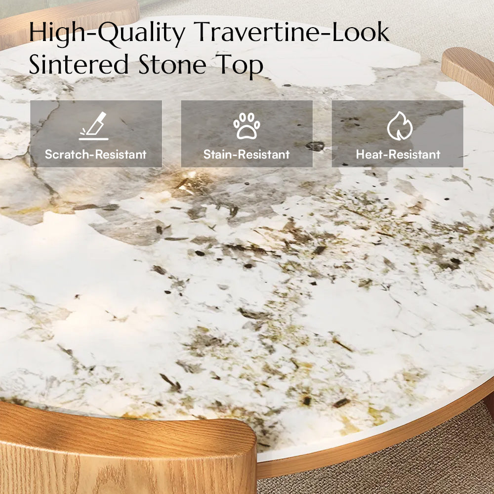 Solara Round Matte Coffee Table