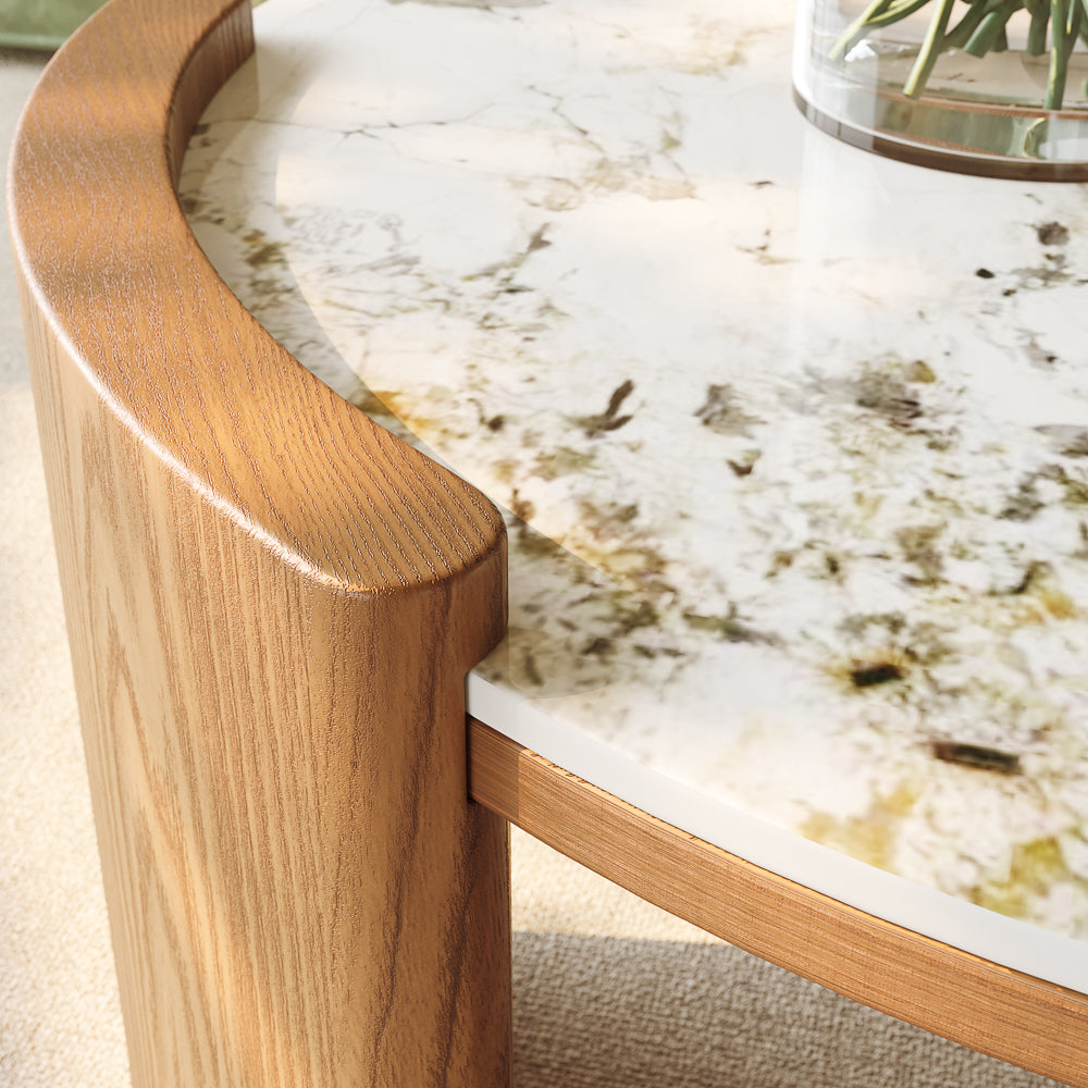 Solara Round Matte Coffee Table