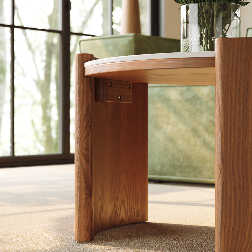 Solara Round Matte Coffee Table