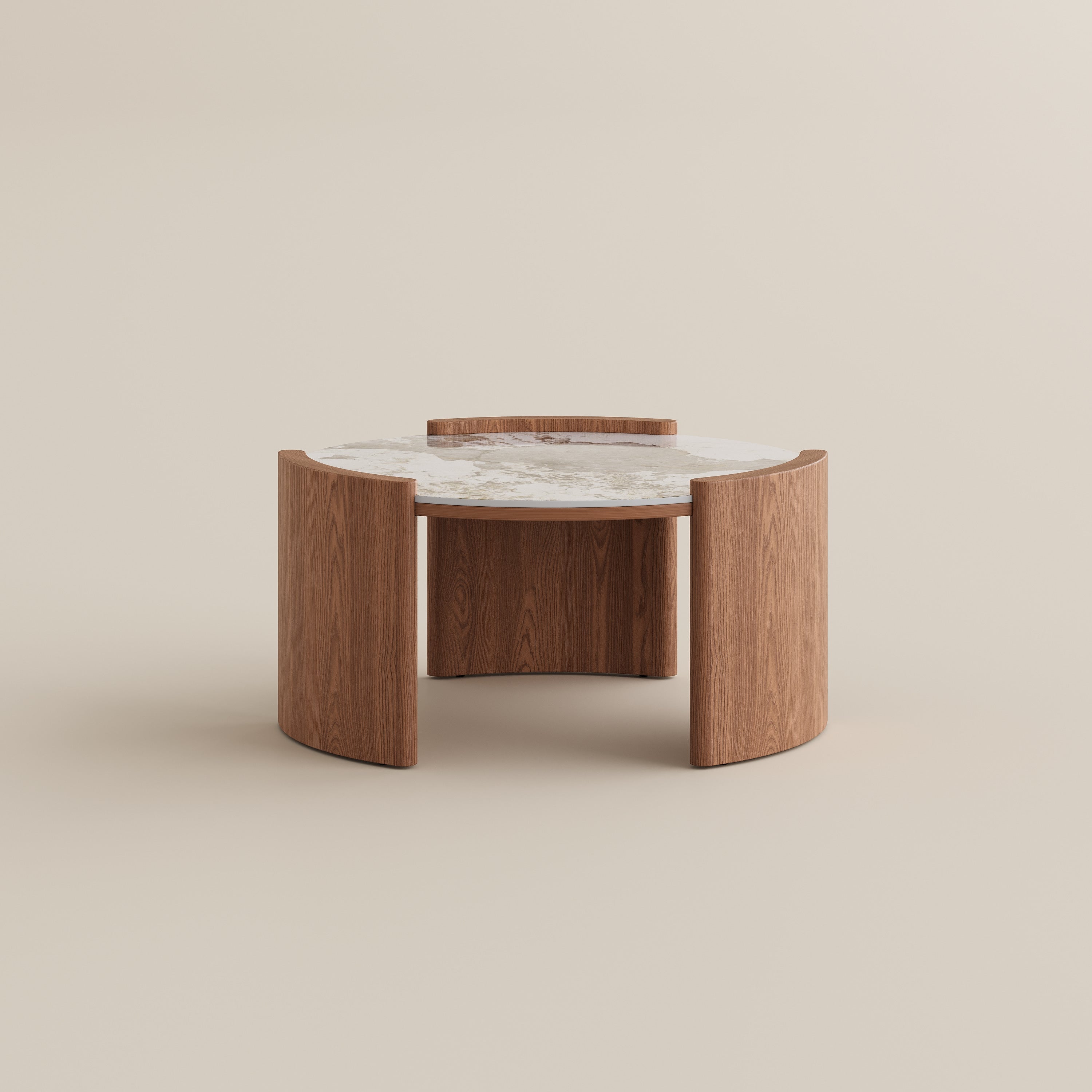 Solara Round Matte Coffee Table