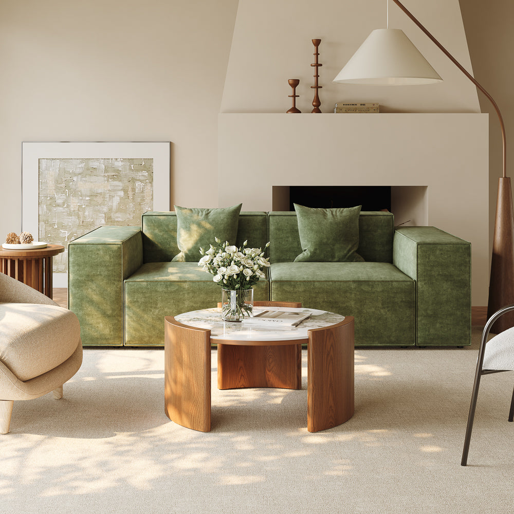 Solara Round Matte Coffee Table