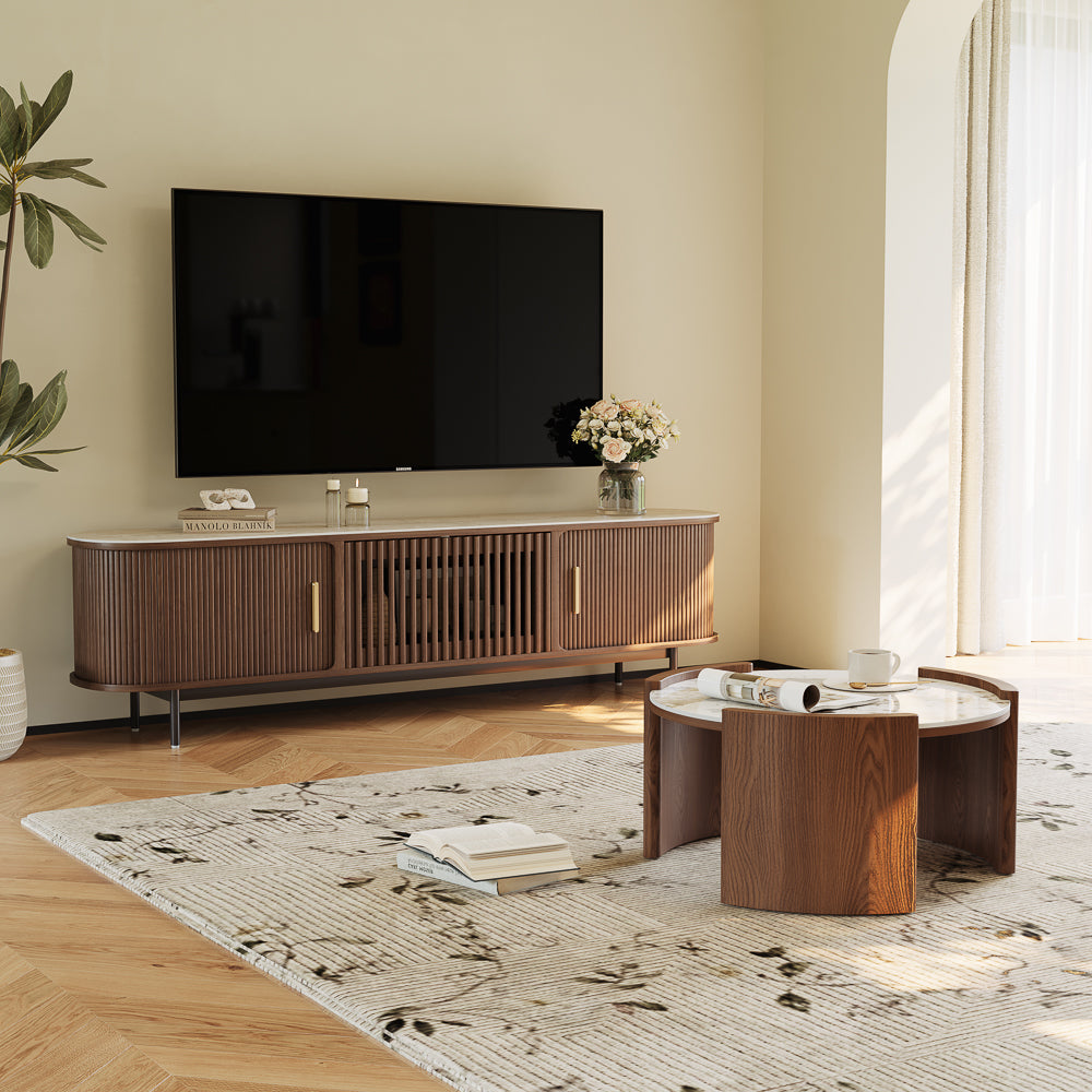 Solara Round Matte Coffee Table