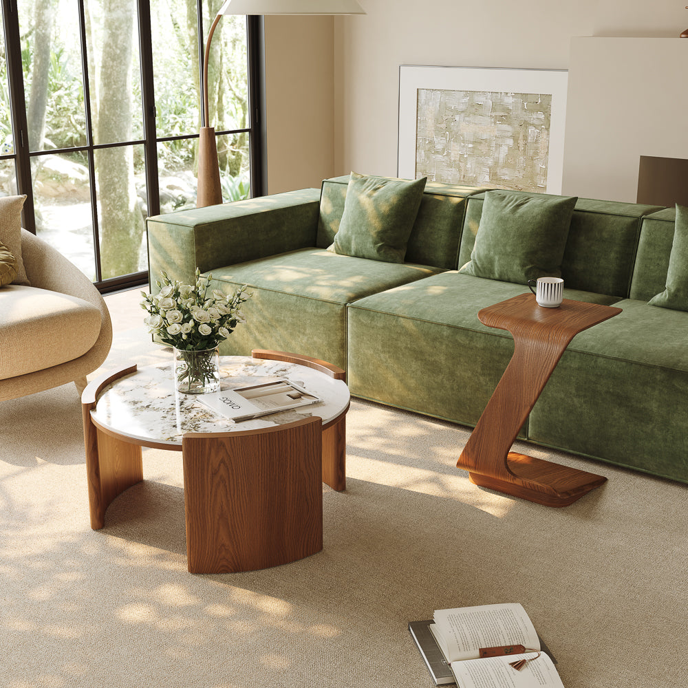 Solara Round Matte Coffee Table