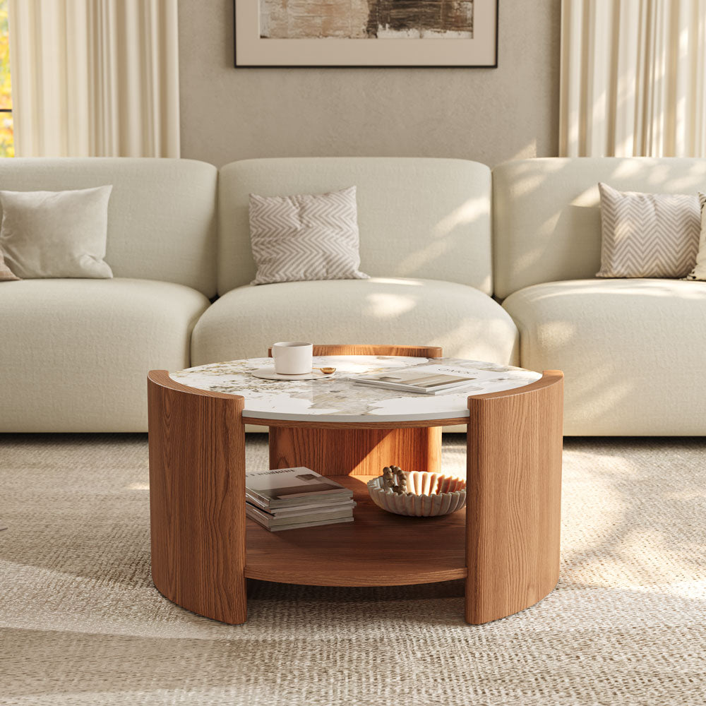 Solara Round Matte Coffee Table