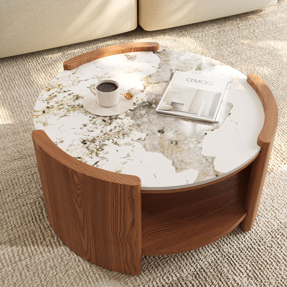 Solara Round Matte Coffee Table
