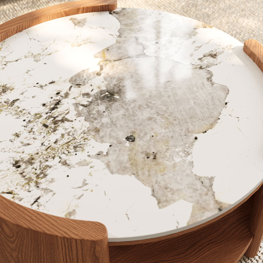 Solara Round Matte Coffee Table