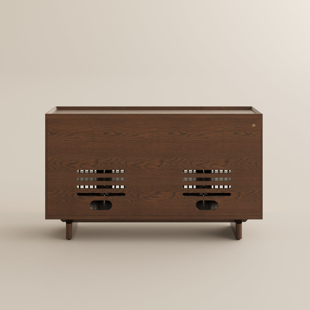 Ravelle Fluted LED Media Console