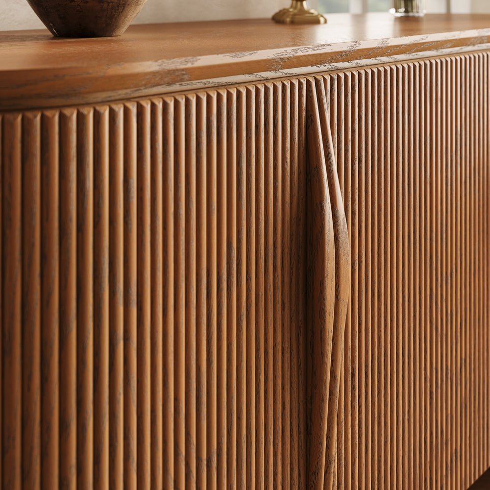 Silva Fluted Cabinet 160 cm - Exclusivia