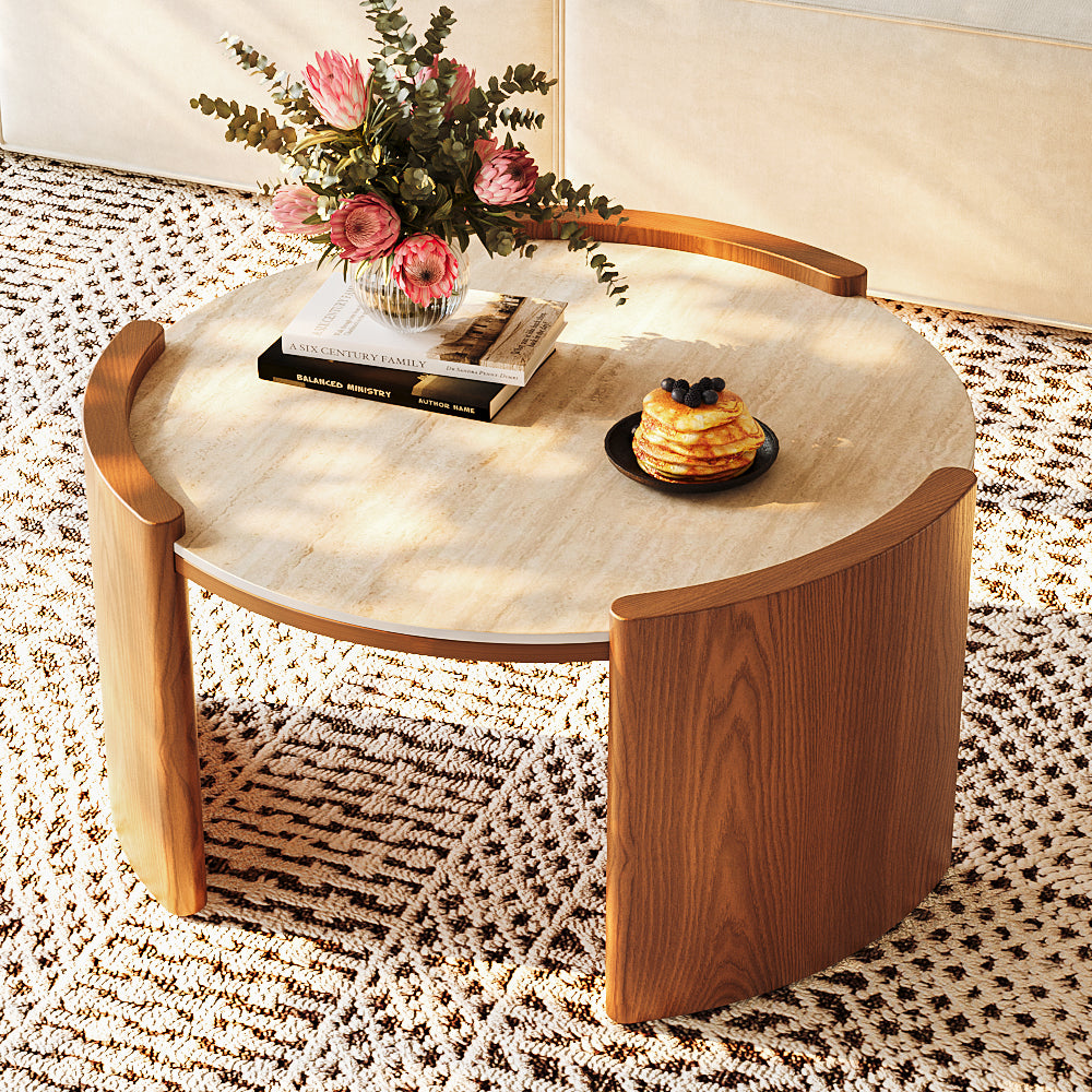 Solara Round Matte Coffee Table