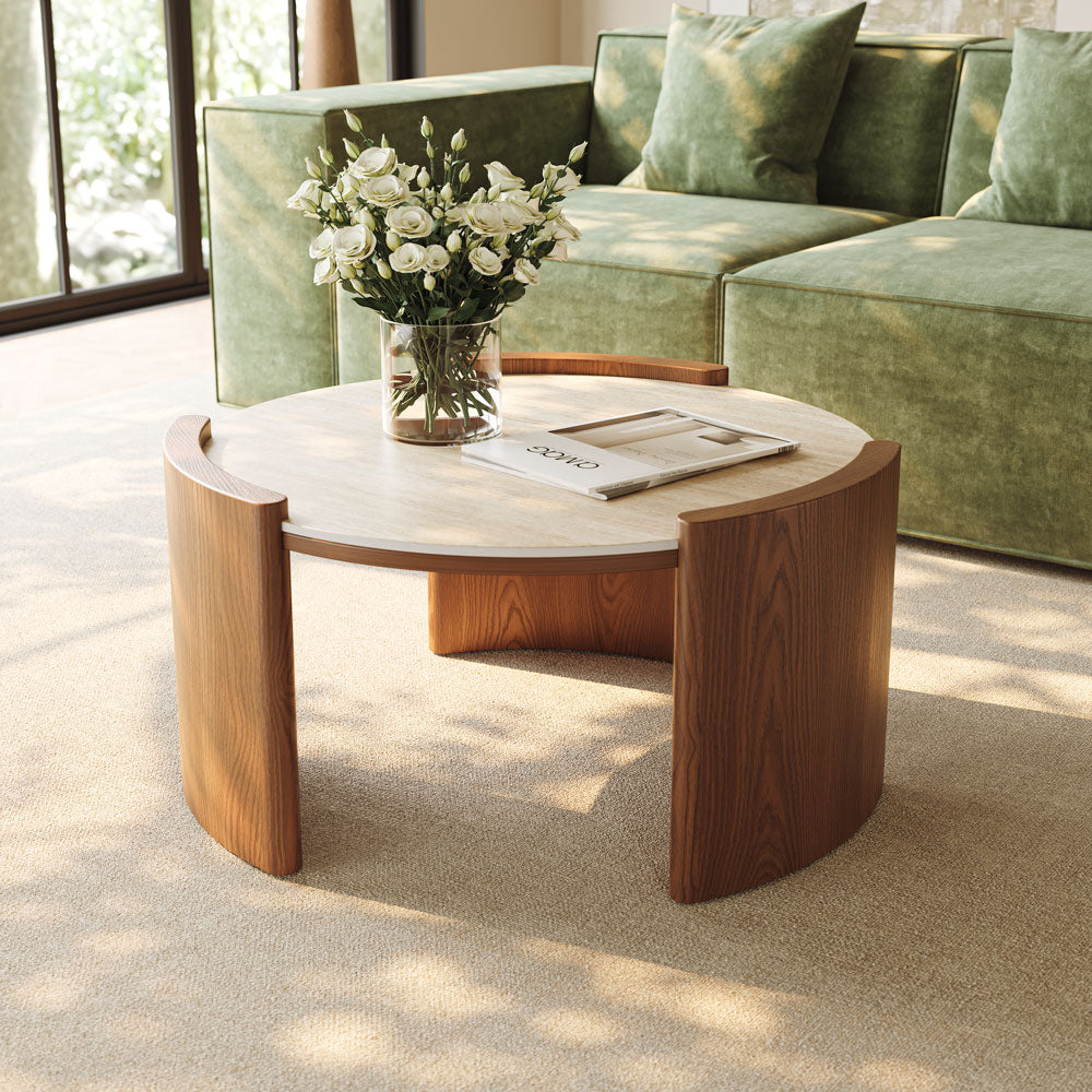 Solara Round Matte Coffee Table