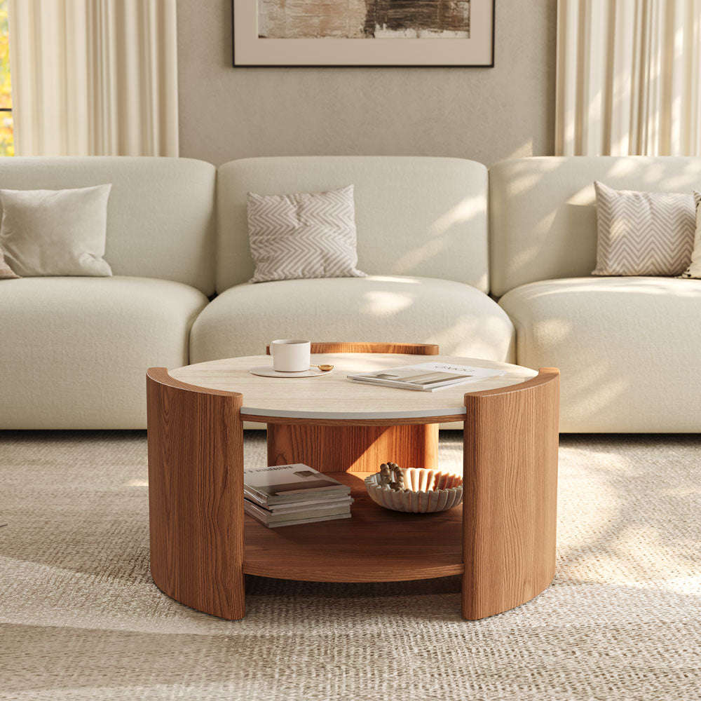 Solara Round Matte Coffee Table