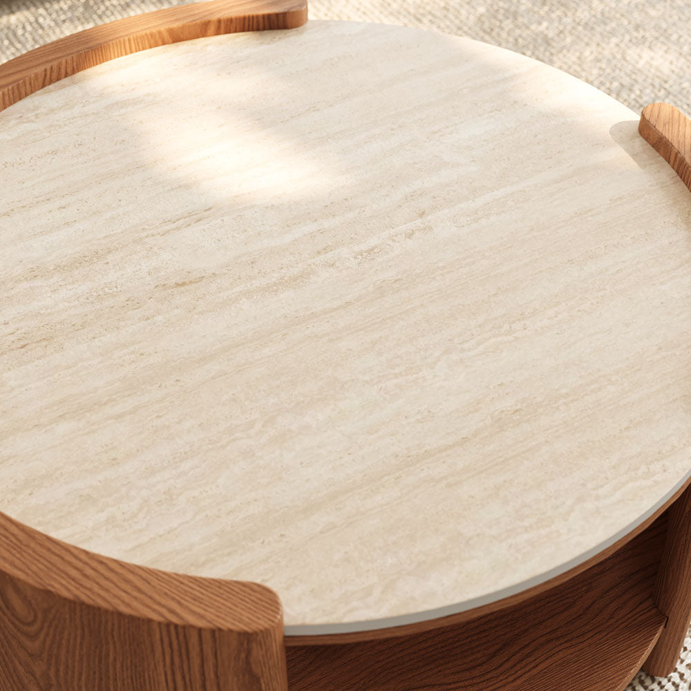 Solara Round Matte Coffee Table