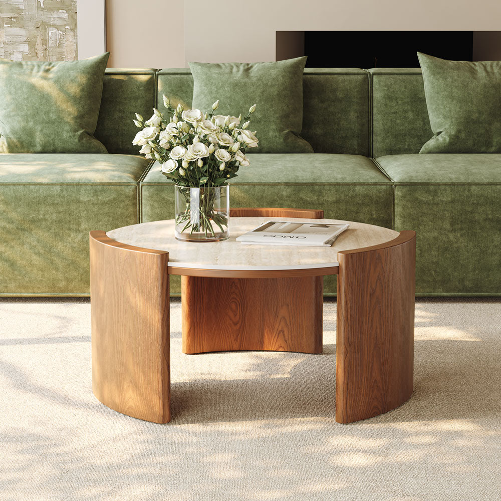 Solara Round Matte Coffee Table