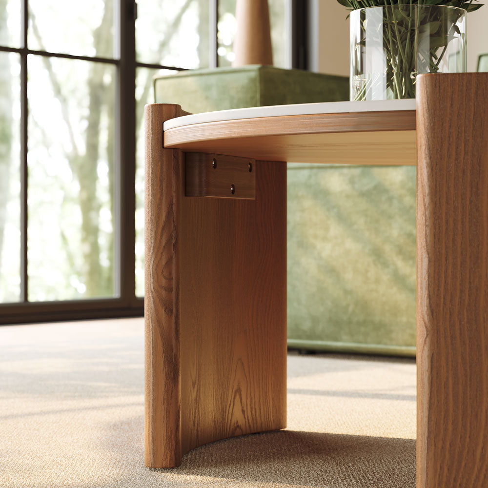 Solara Round Matte Coffee Table