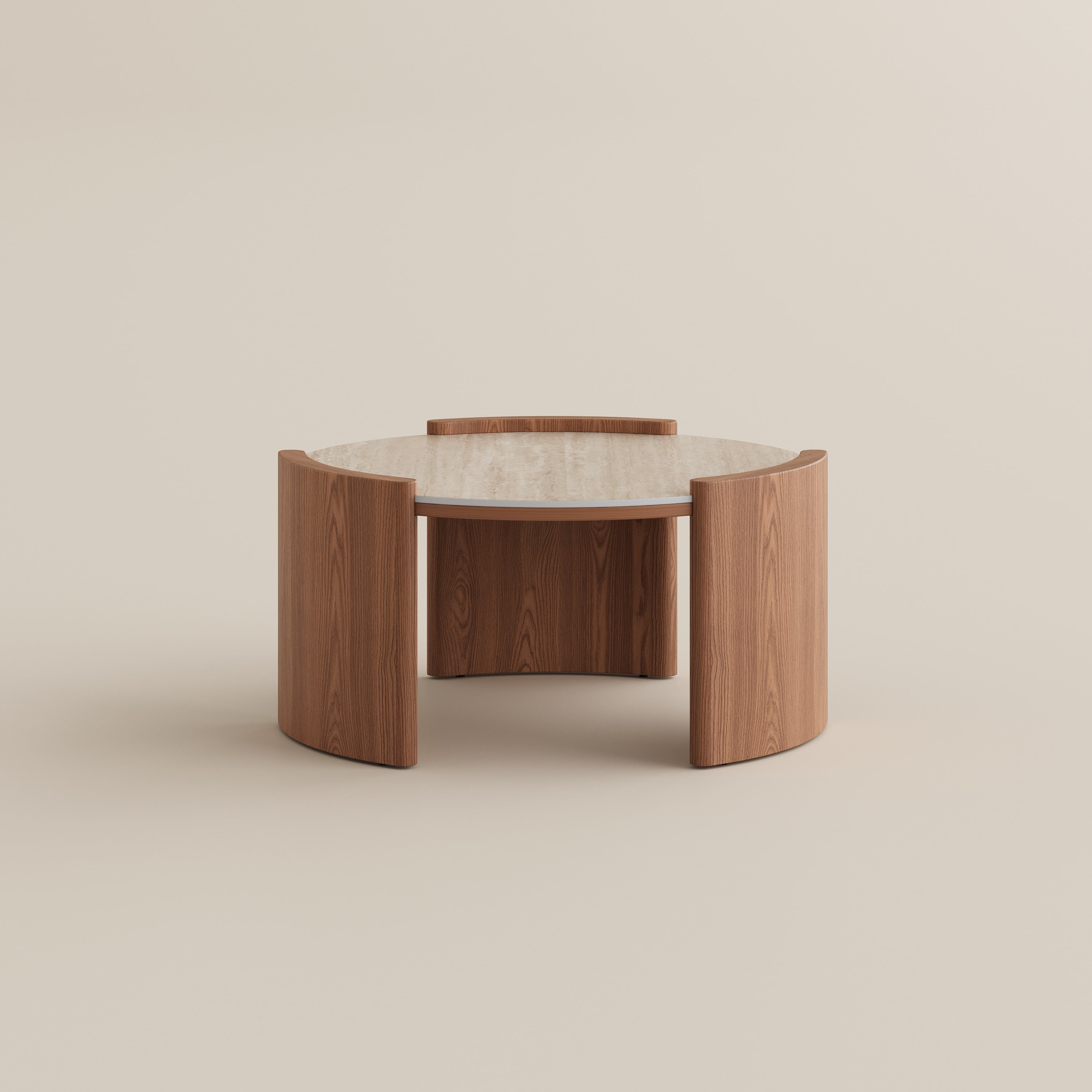 Solara Round Matte Coffee Table