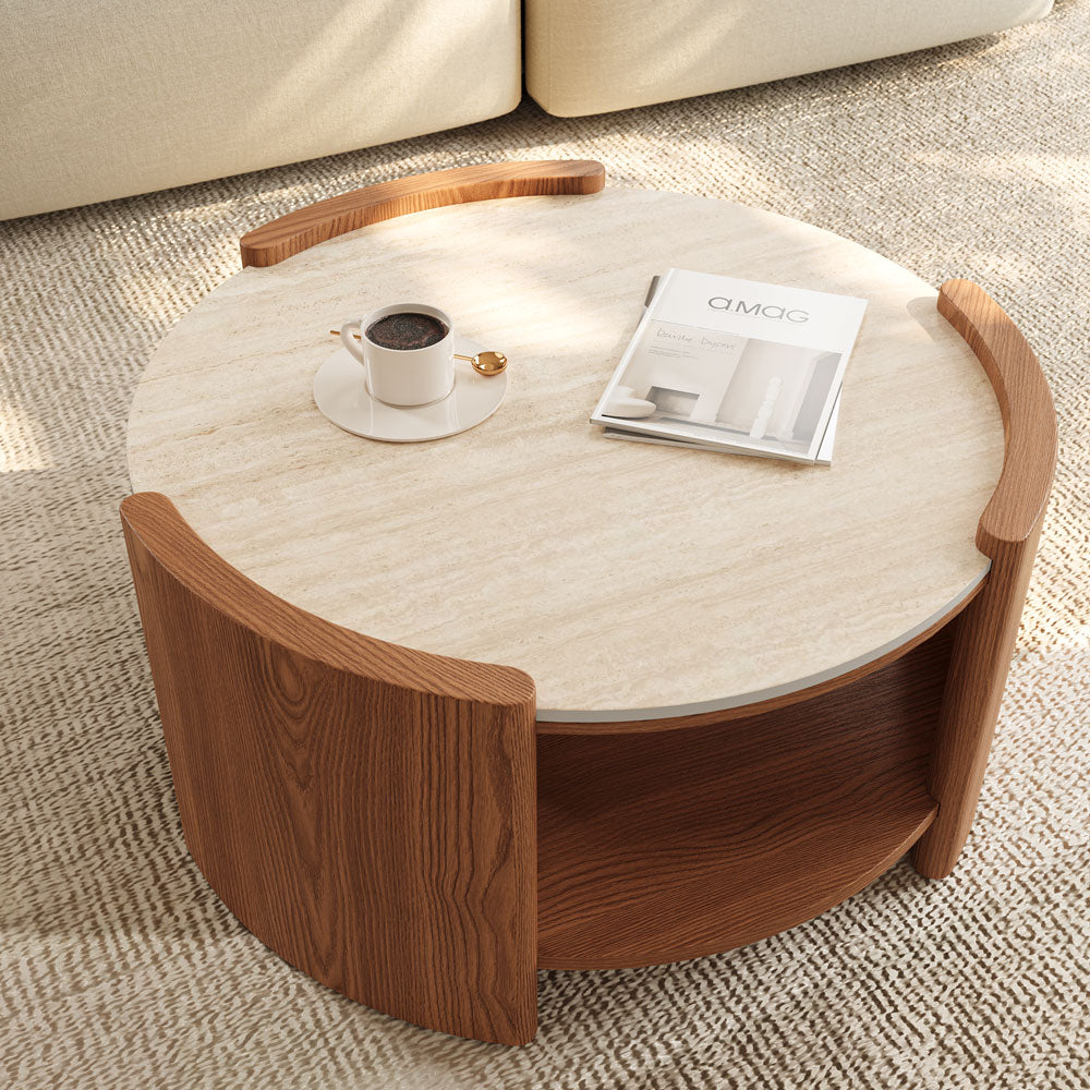 Solara Round Matte Coffee Table