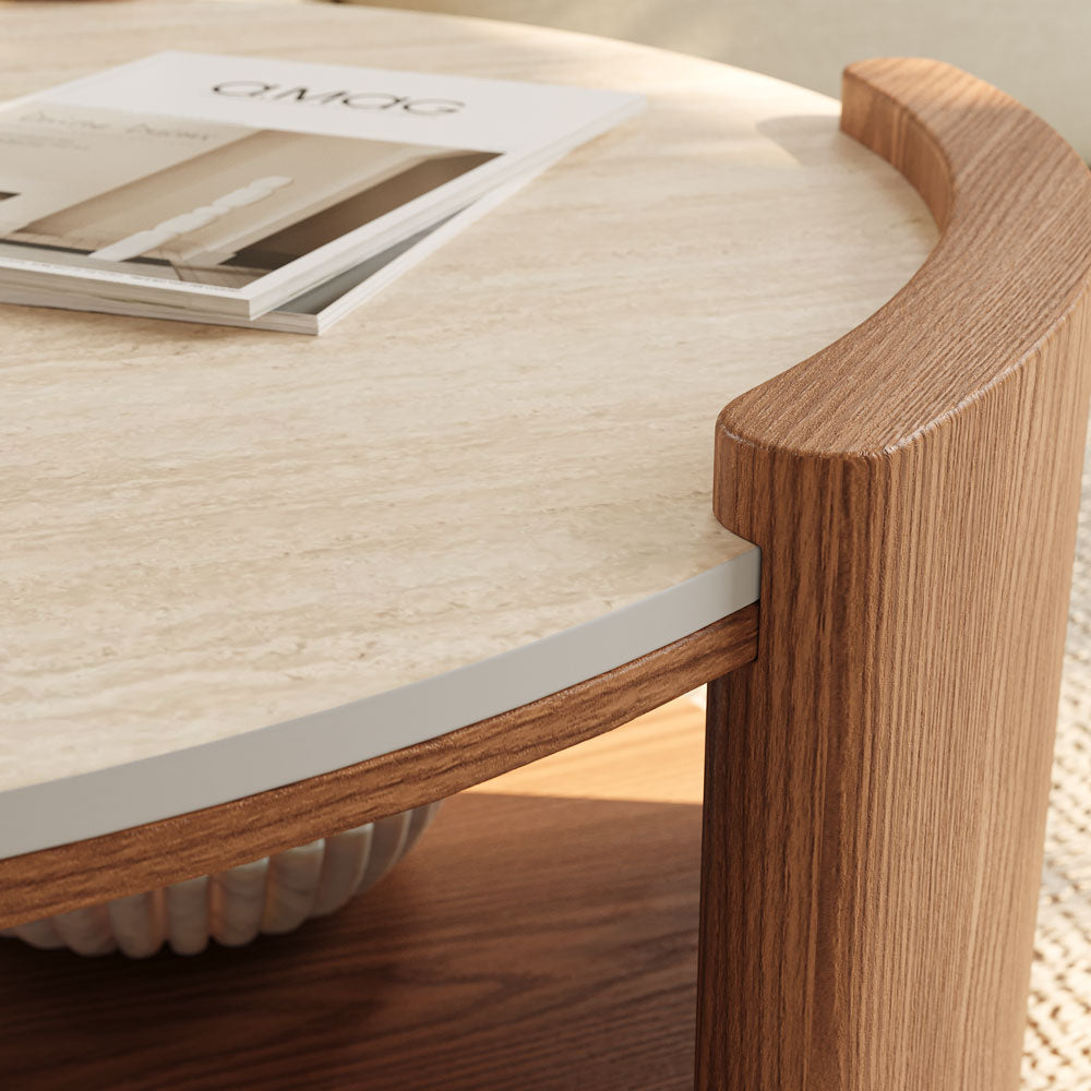 Solara Round Matte Coffee Table