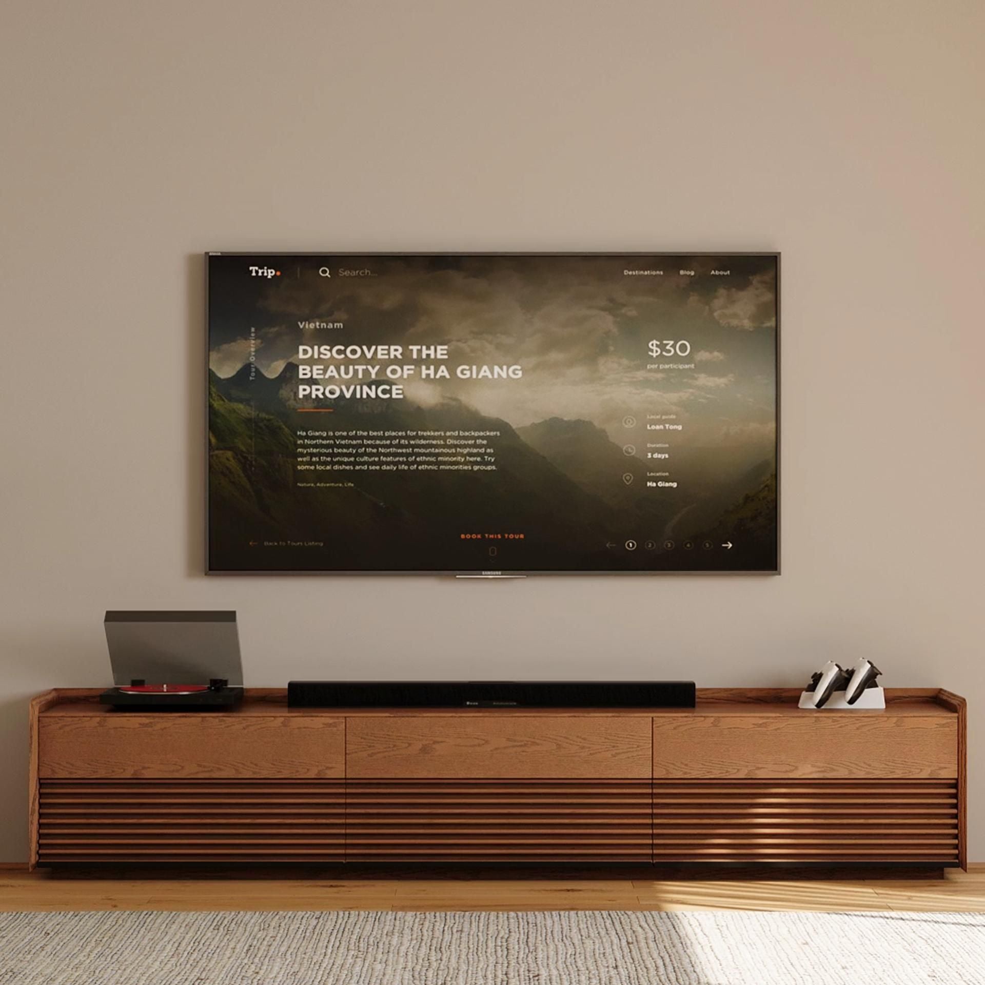 Atlas Mid-Century TV Console