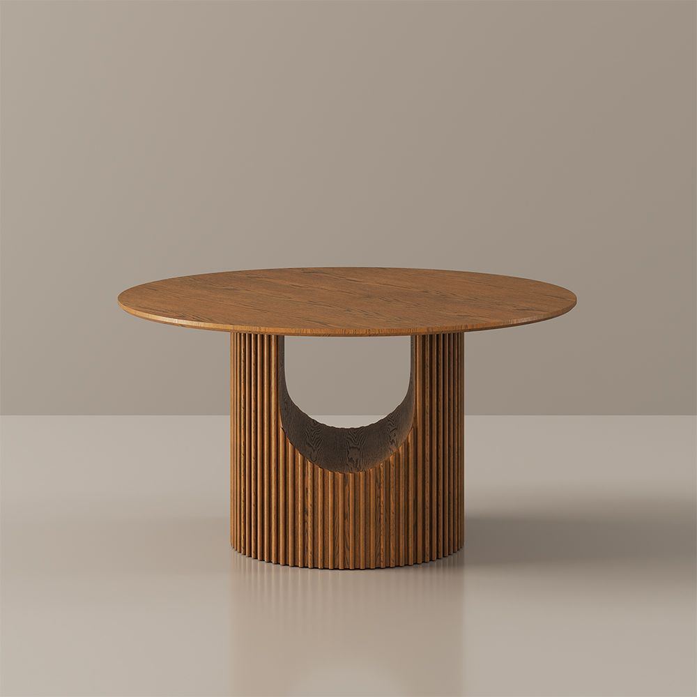 Marlowe Fluted Round Dining Table