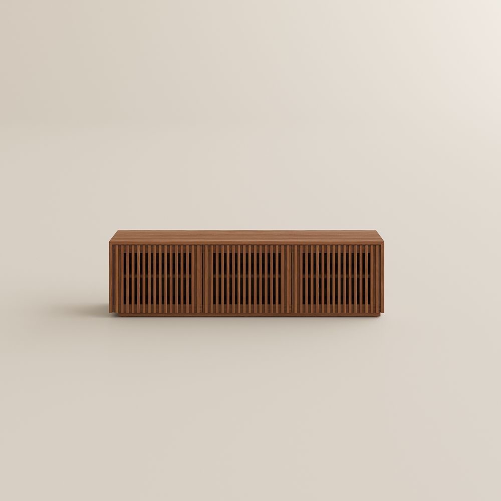 Aeolus Modern Wood TV Stand