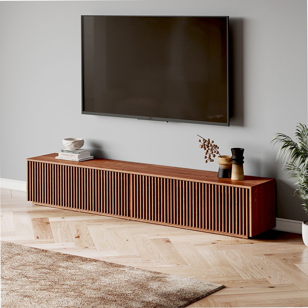 Aeolus Modern Wood TV Stand