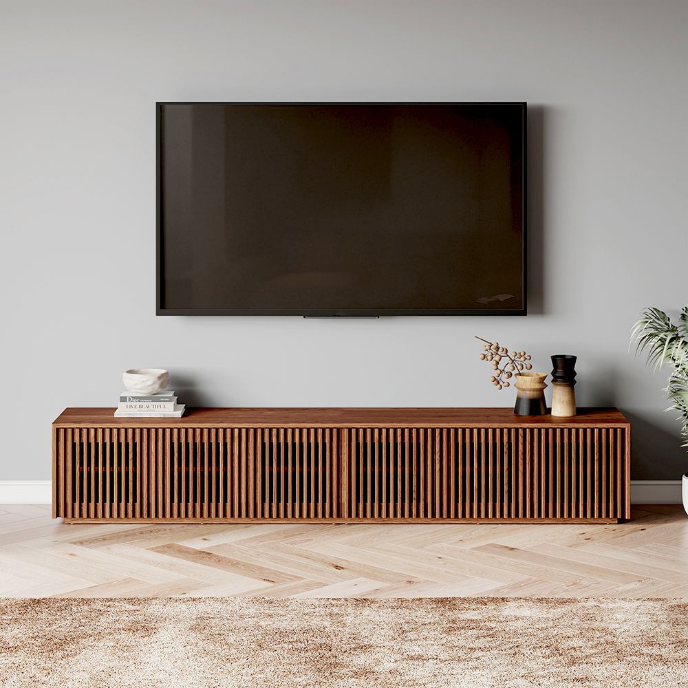 Aeolus Modern Wood TV Stand