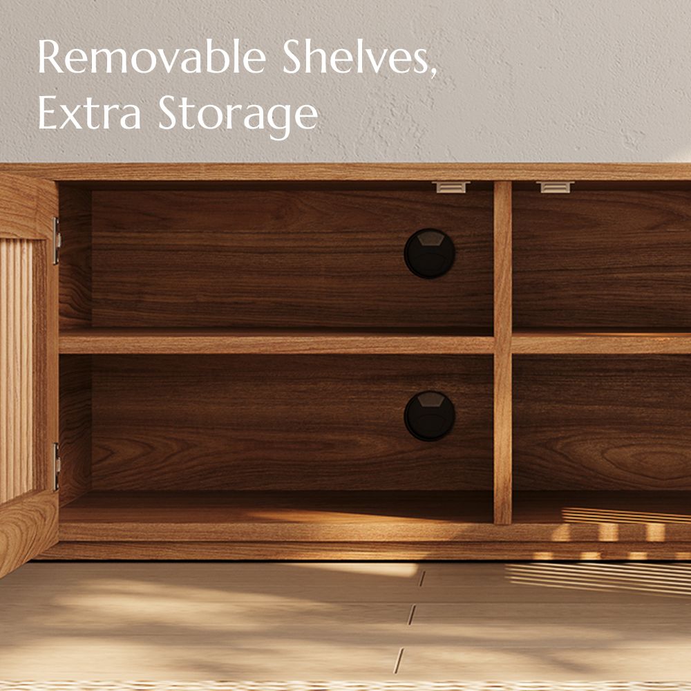 Aeolus Modern Wood TV Stand