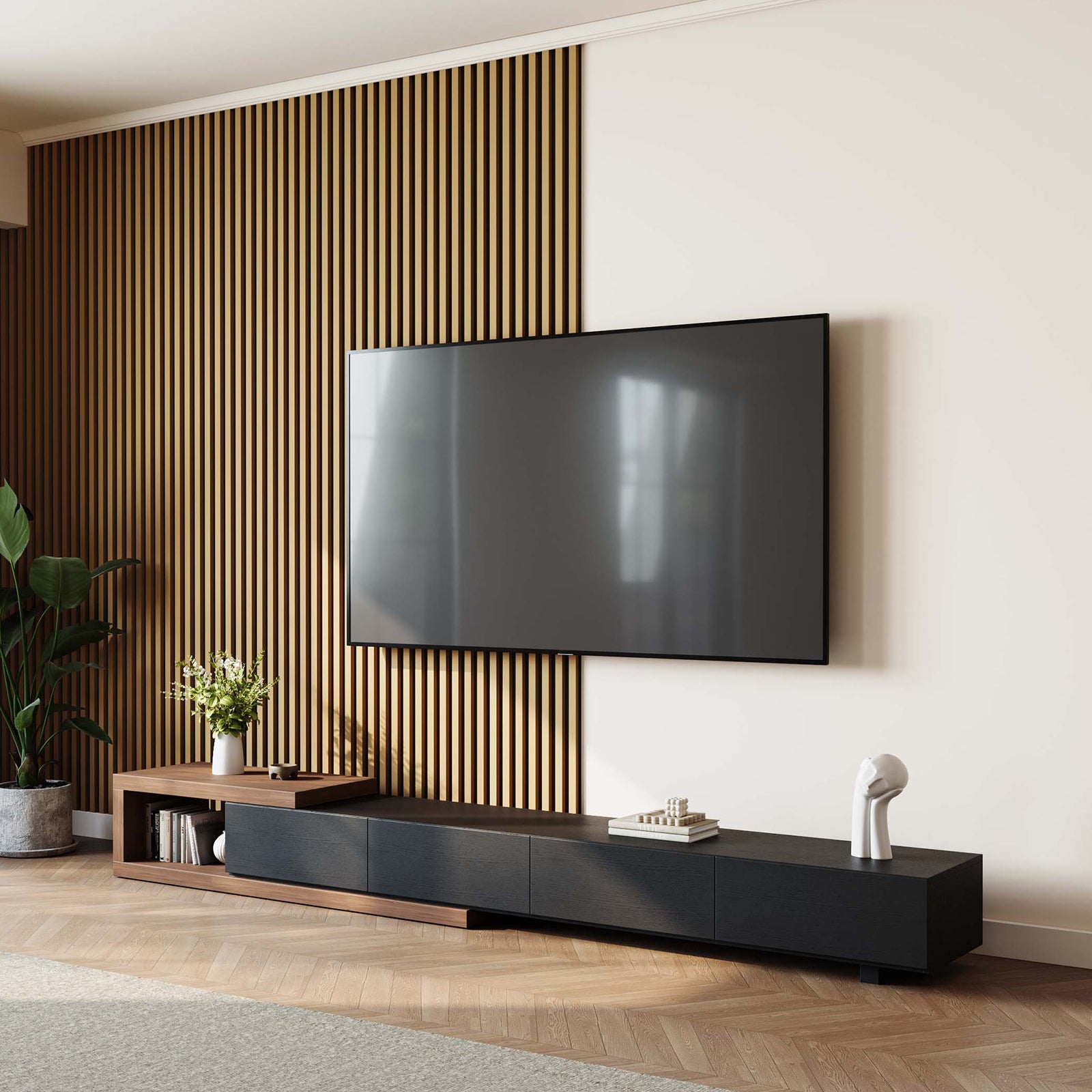 Soltera 155–238 cm Retractable Media Console