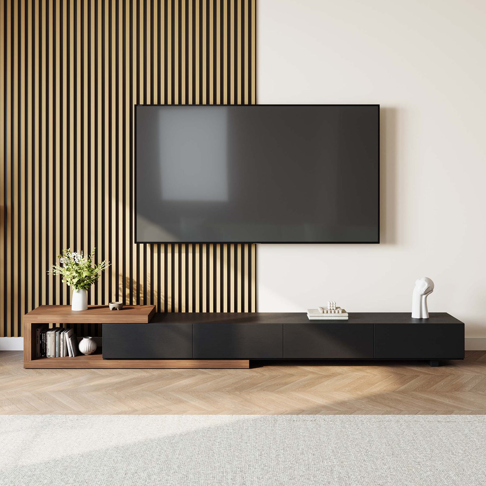Soltera 155–238 cm Retractable Media Console