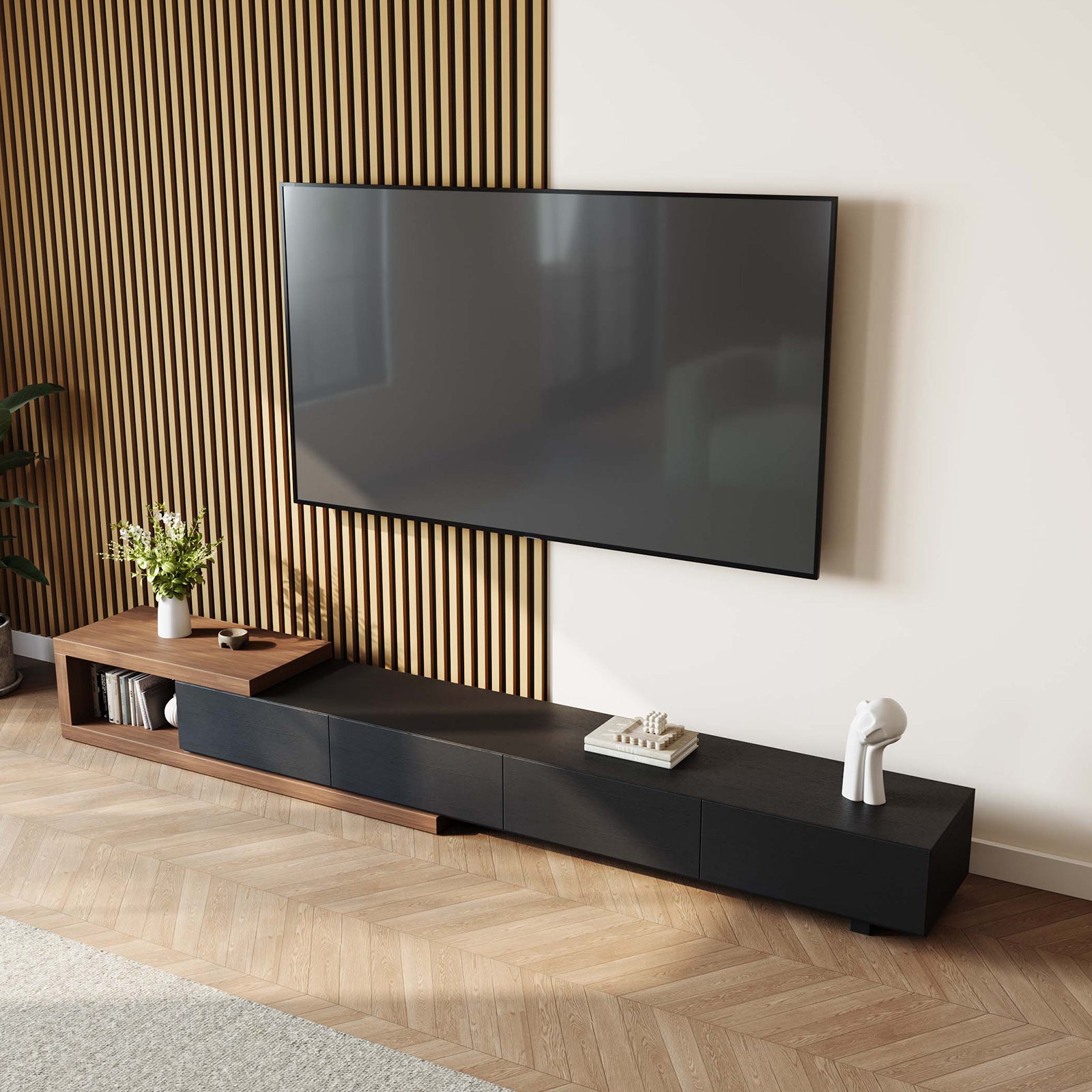 Soltera 155–238 cm Retractable Media Console