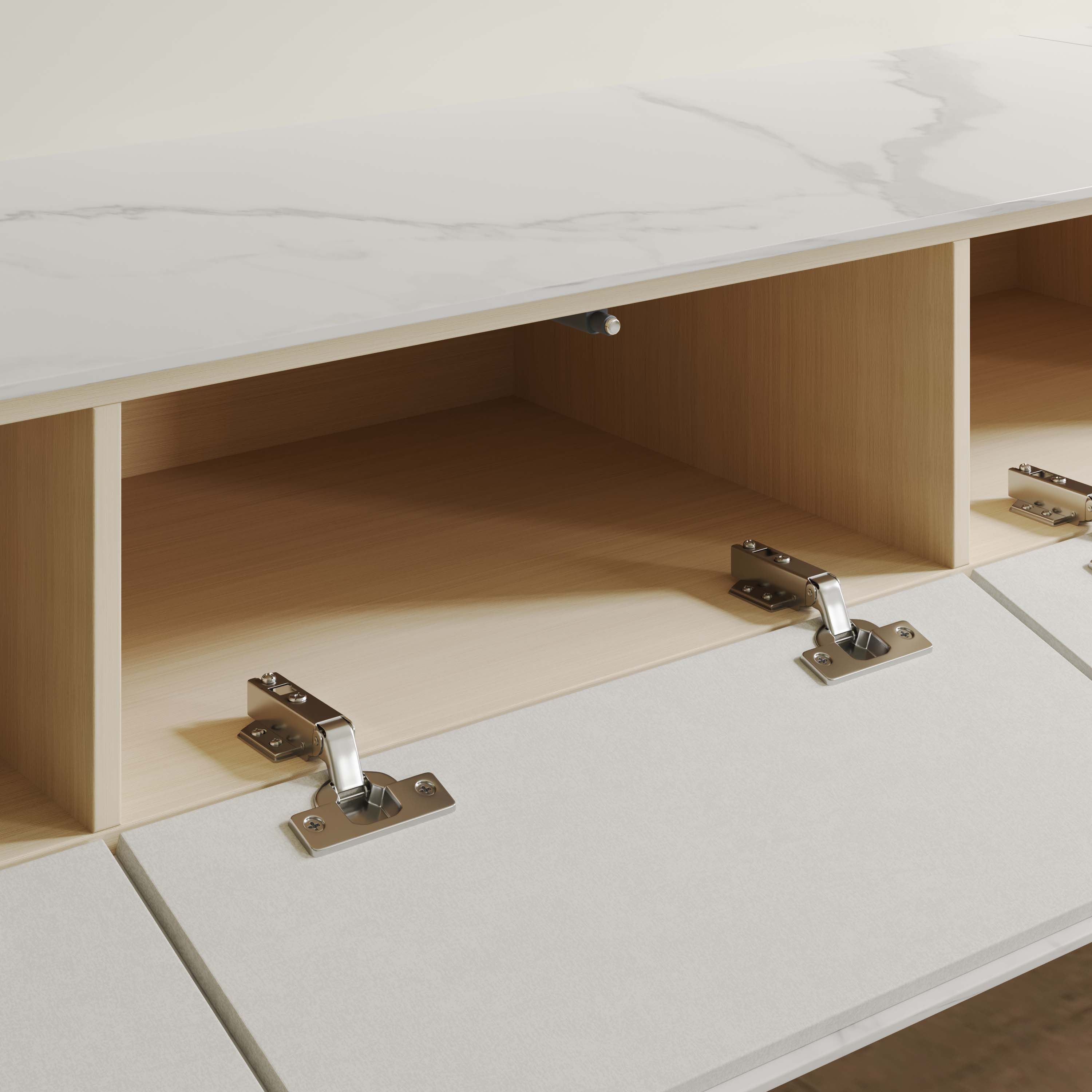 Float Modern Sintered Stone Floating TV Console