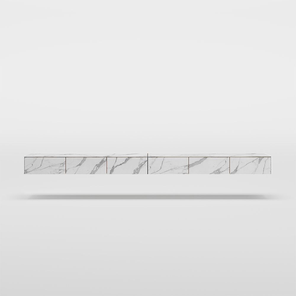 Float Modern Sintered Stone Floating TV Console