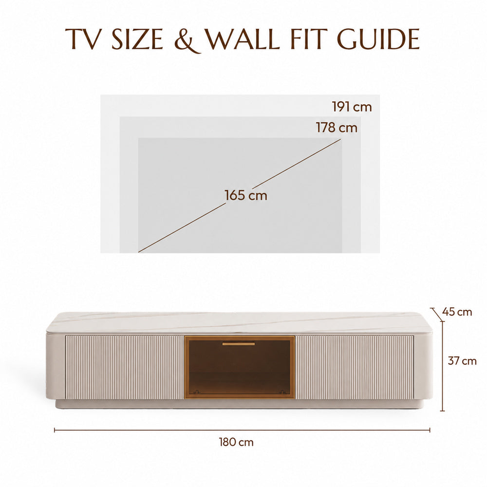 Montreux Floating Stone Media Console