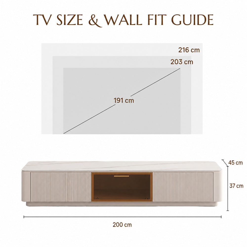 Montreux Floating Stone Media Console
