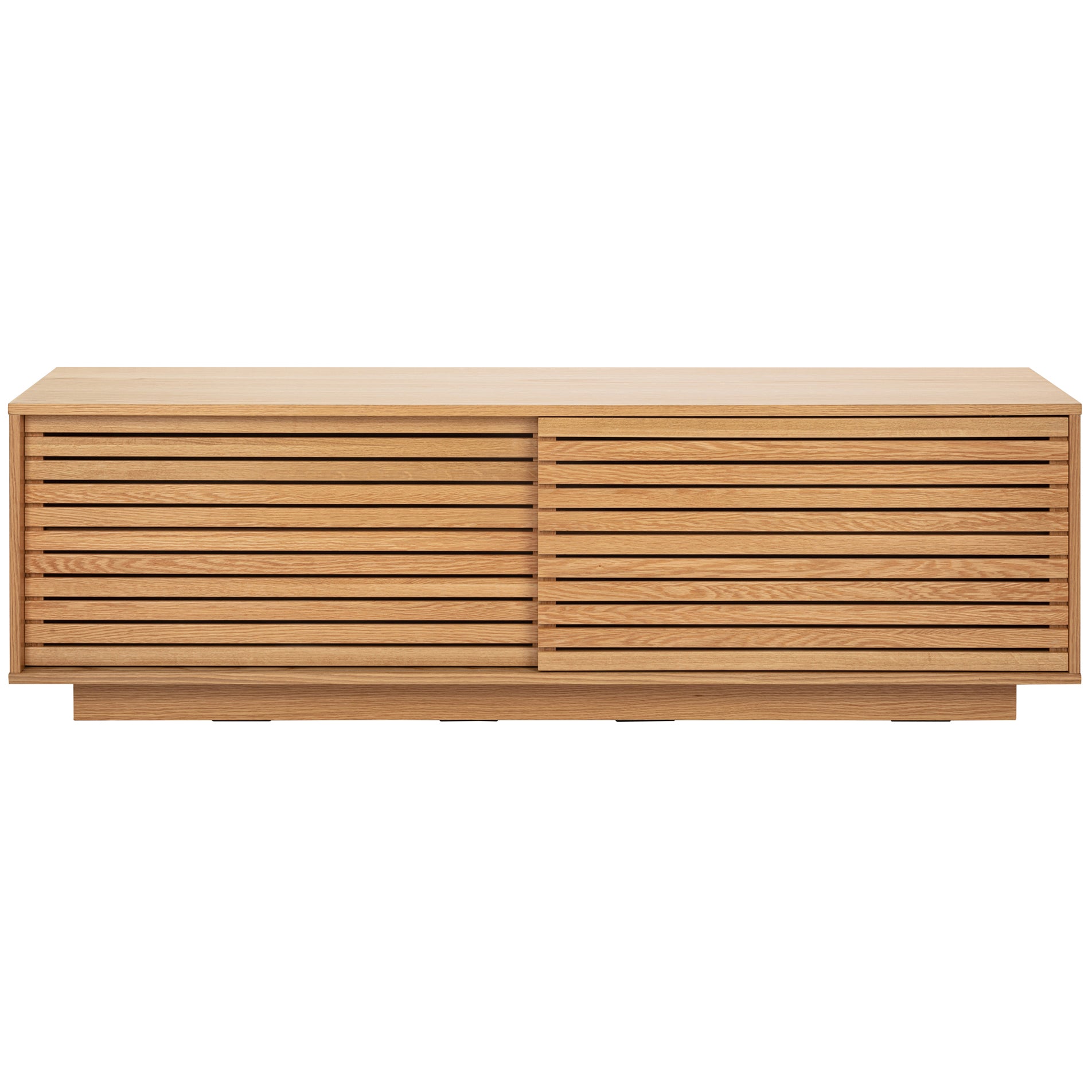 Willow Oak Slatted TV Unit, 180 cm