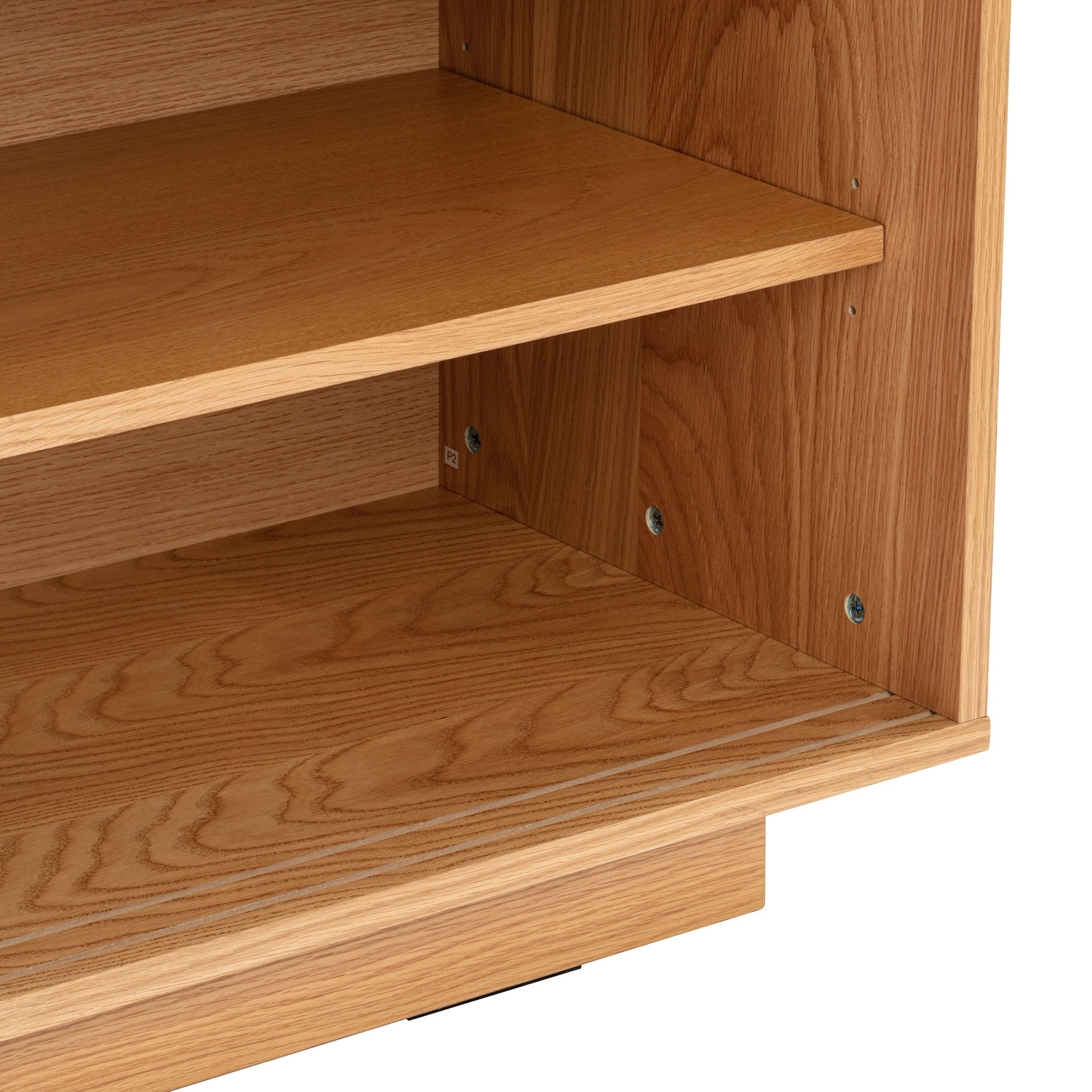 Willow Oak Slatted TV Unit, 180 cm