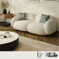 ABSTANN Boucle Fabric Sofa - Exclusivia